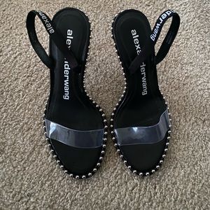 Alexander Wang Nova Studded Slingback Heels
